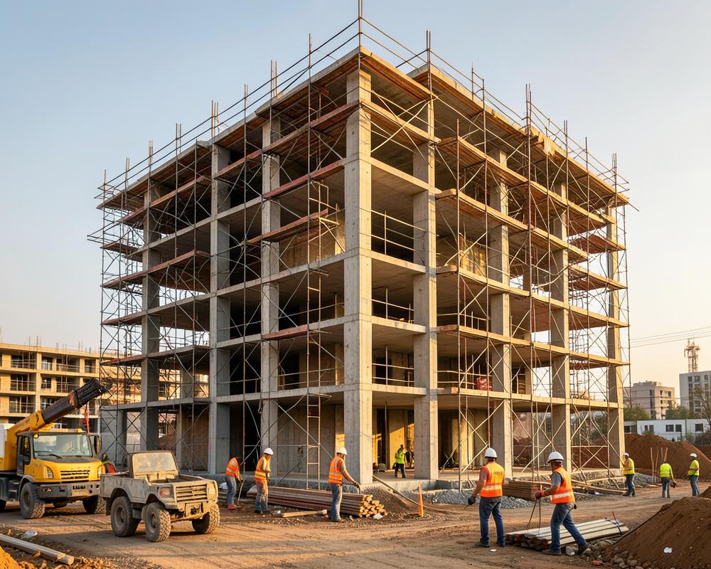Residential construction in Madhepura