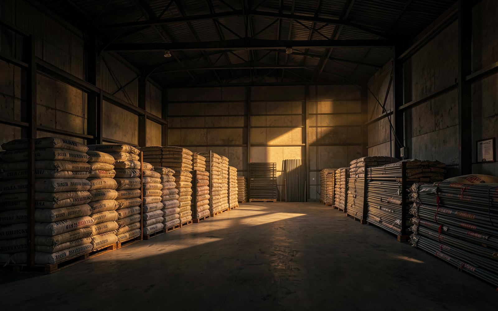 Construction material warehouse